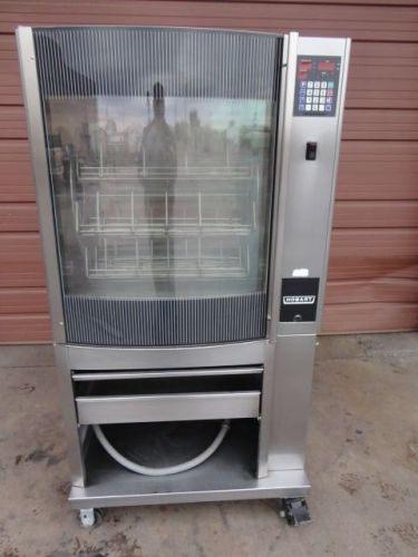 CLEAN HOBART HR7 E ELECTRIC ROTISSERIE OVEN AND STAND.  1 OR 3 PHASE.
