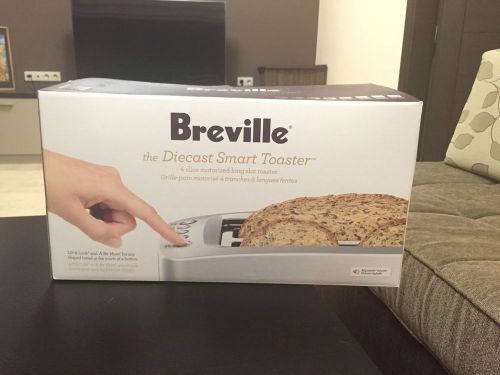NEW Breville BTA830XL Die-Cast 4-Slice Long Slot Smart Toaster