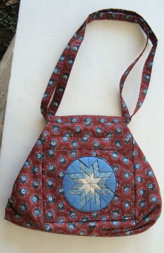 Calico Print Casserole Tote Carrier.  Beautifully handmade.