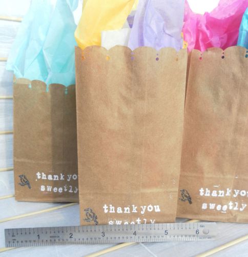 Cute Small Brown Lunch Bags Diy retail packaging jewelry soaps favors 30pcs