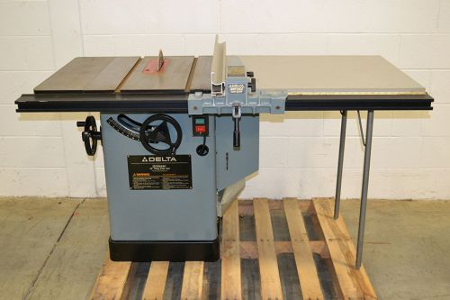 Delta 34-802 10&#034; table saw, 3hp, 1-phase for sale
