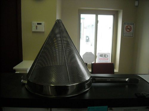 LARGE STAINLESS COMMERCIAL CANNING STRAINER/COLLANDER