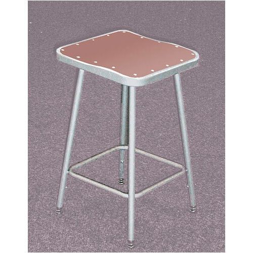 National Public Seating Stool with Square Seat 30&#034;