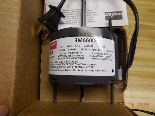 New in box  dayton electric motor model 3m660d for sale