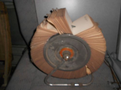 Large Antique Rolodex with large cards from Richmond, Virginia