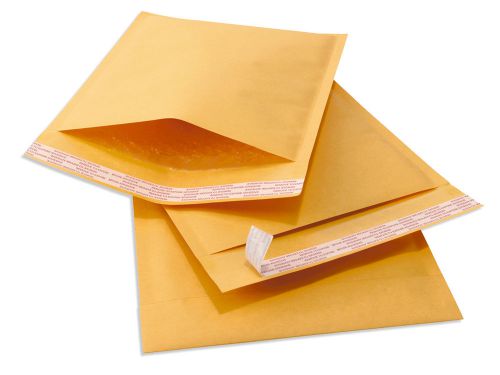 (50) 7.25x8 Kraft Bubble Mailers Padded Self Seal Shipping Envelopes [For CD&#039;s]
