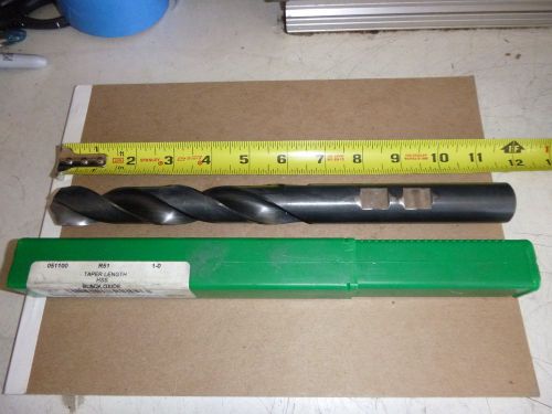 1&#034; diameter hss taper length drill by precision twist drill for sale