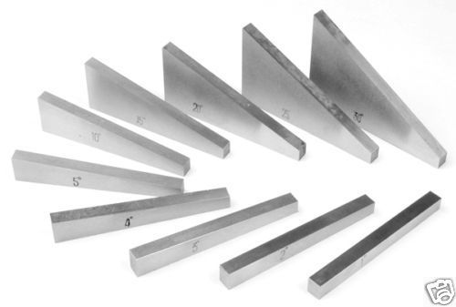 10 pc angle block set tool steel hard and ground for sale