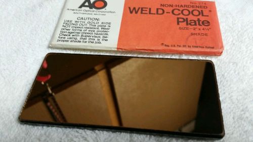 Weld cool filter lens shade #12  AO safety products PN 274 Blue Spectrum