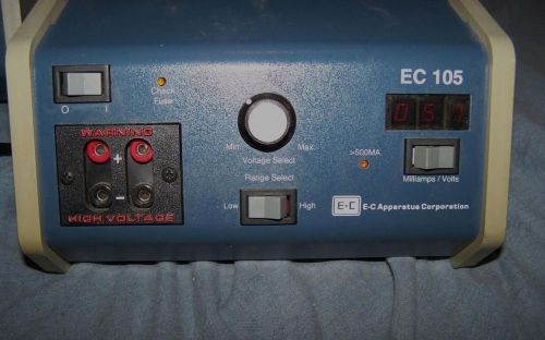 E-C APPARATUS EC105 CONSTANT VOLTAGE LAB POWER SUPPLY EC-105 Thermo Scientific