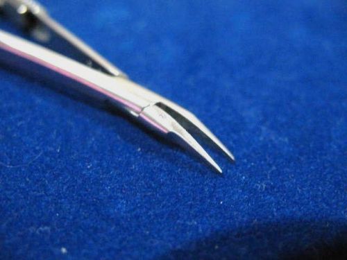 20 PC BARRAQUER MICRO SURGERY NEEDLE HOLDER CURVED 5&#034; W/ TAPERED JAWS WITH LOCK