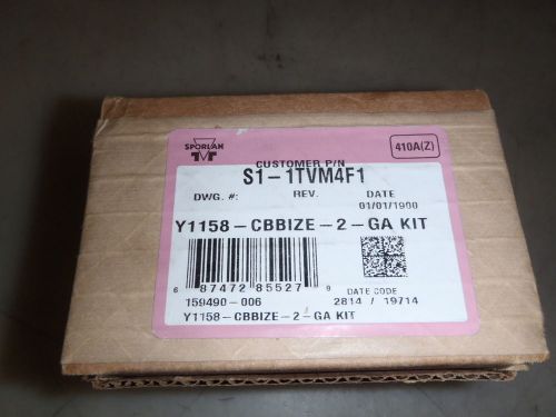 Sporlan y1158 cbbize-2-ga kit 2 ton for sale