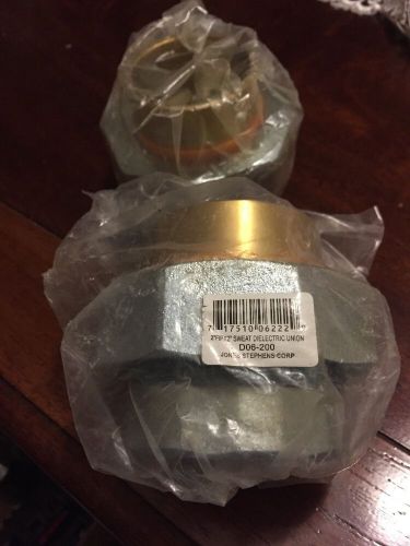 Two brand new dielectric union 2 inch in package for sale