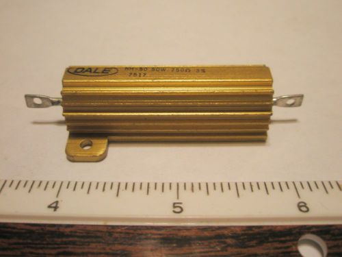 (NOS) DALE / VISHAY RH-50 50w 1ohm 1% Wirewound Resistor (C8701)