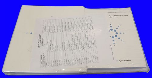 NEW Agilent E8257N Sweep Generator Service Guide SCPI Command/Key Reference/ QTY