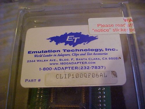Emulation technology et pqfp clip eiaj version clip100qf06al for sale