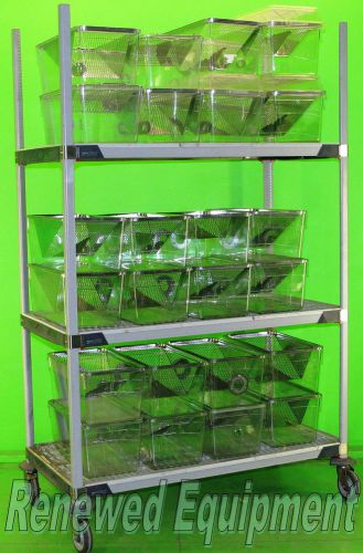 Allentown mouse / rat cage cages (x24) with rack for sale