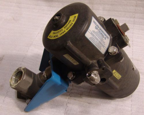 Ball valve 1&#034; pneumatic stainless 2000 CWP Neles Jamesbury