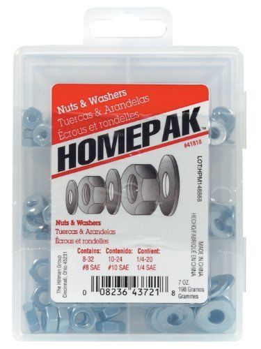 HOMEPAK 41818 Nuts and Washers