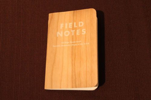Field Notes Brand Shelterwood Single Notebook Spring 2014 Limited Edition