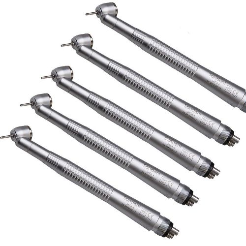 5pcs NSK Style Dental 45 degree Surgical High Speed Handpiece 4 holes Air-driven