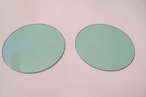 Lot of 2 Schott Glass 6&#034; diameter KG-3 KG3 round Glass Heat Absorbing filters