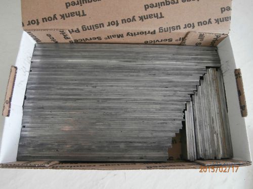 20 LBS LINOTYPE LUDLOW LEAD SPACER CASTINGS LETTERPRESS PRINTING SCRAP FOR USE
