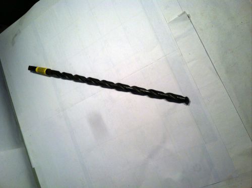 Hss, morse taper shank drill bit 39/64&#034; x 18&#034; oal for sale