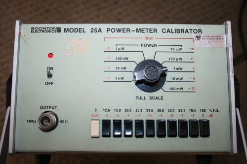 BOONTON  MODEL 25A POWER-METER CALIBRATOR