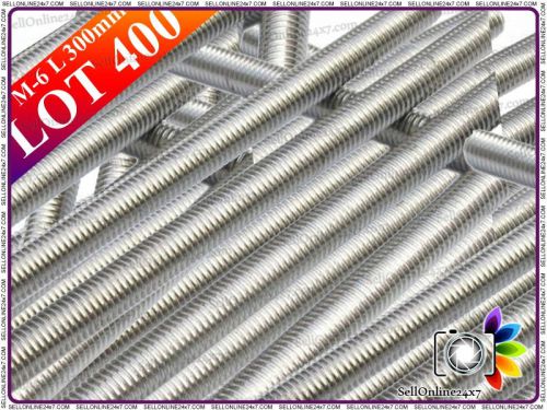 Wholesale pack of 400 pcs a2 stainless steel full threaded bar/rod/studding for sale