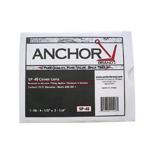 Anchor Cover Lens - 4 1/2x 5 1/4 100%cr-39 cover lens Set of 10