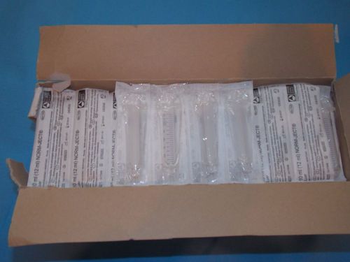 Norm-ject 4100-000v0 plastic syringe,luer slip,10 ml (12ml) pk 84 for sale