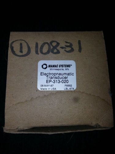 Electro pneumatic transducer ep-313-020 for sale