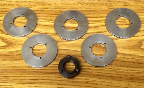 LEVIN 3c, Index Plate Lot with Hub, Watchmaker&#039;s, Jeweler&#039;s Lathe
