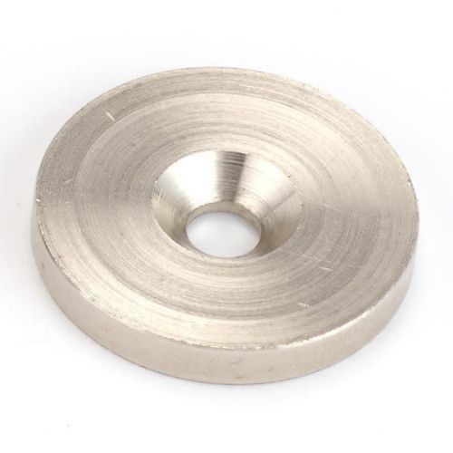 Steel washers 1 1/8&#034; o.d. for rare earth magnets 6pc w/ #10 x 5/8&#034; screws for sale
