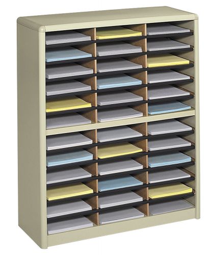 Safco Products Company Value Sorter Organizer (36 Compartments) Sand Set of 2