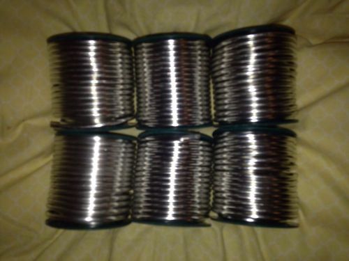CANFIELD Lead free solder wire  6-   1 pound rolls!!! FREE PRIORITY SHIPPING!!!