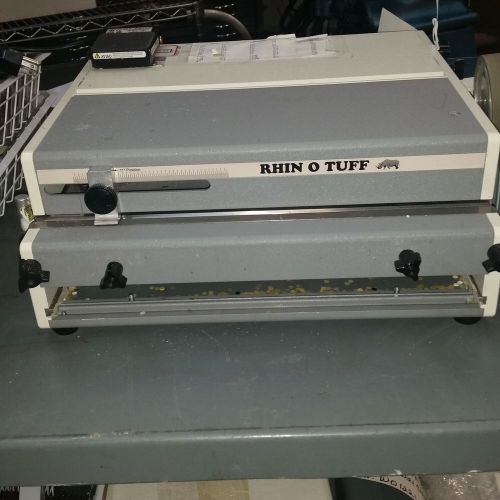Rhin o tuff od4000 punch with od4300 coil inserter  st0205-15 for sale