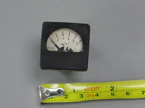 #6 Vintage 1.0 mA USSR small DC Analog Round Panel Meter Harsh Environment