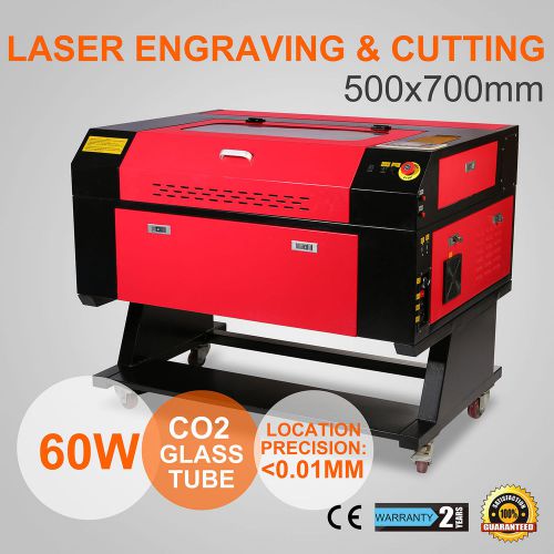 Co2 laser engraving engraver machine 60w u-flash air assist glass tube great for sale