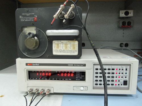General Radio 1422-CC 110 pF Precision Capacitor used Tested Good AD