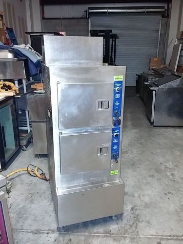 CLEVELAND 24CGA10.2 10 Double Stack Natural Gas Convection Steam Oven