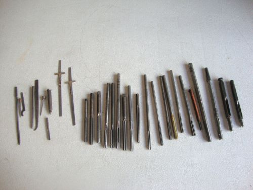 Lot of Straight Flute Pin Reamer Bits &amp; Misc. 25+ Pieces
