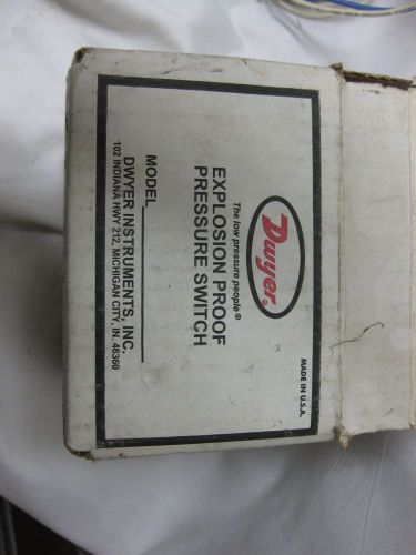 Dwyer pressure switch explosion proof 1950-20-2f for sale