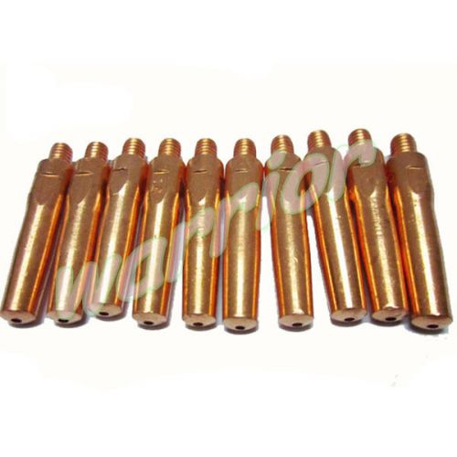 10pcs copper contact tips m6*45*1.6mm for 500a mig welding torch for sale
