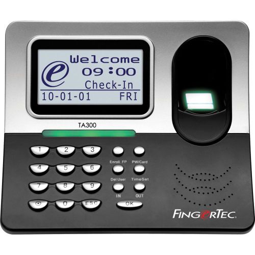Fingertec TA300 Time Clock and Attendance Fingerprint W/ Battery Portable