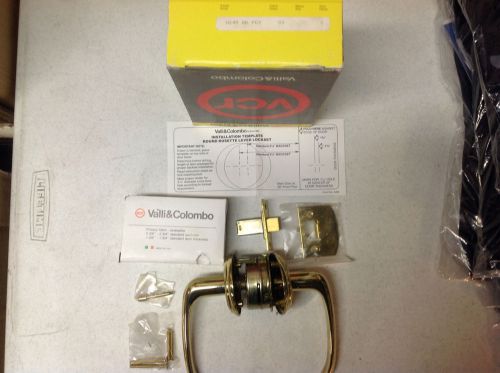 Valli&amp;Colombo H149 RR Privacy Lever Left &amp; Right Set POLISHED BRASS NEW in Box!