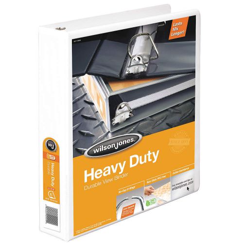 Heavy duty binder, view, d-ring, 1-1/2, wht w385-34wpp1 for sale
