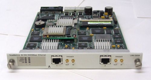 Spirent LAN-3301A 2-Port 10/100/1000Mbps Ethernet TeraMetrics Module 53581