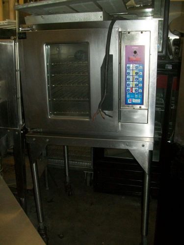 CONVECTION OVEN. ELECTRIC, 220 V, ONE PHASE, WITH STAND, LANG 900 ITEMS ONEBAY